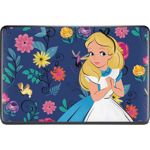 Disney Alice in Wonderland (animated) Floral Print Google Pixelbook Go Skin